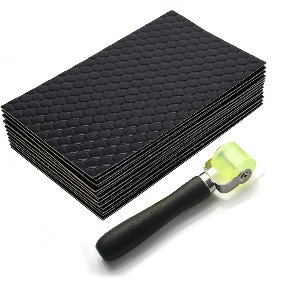 Car Audio Sound Deadening Mat - QXNY Zelfklevende Butylrubber Dempingsplaat Auto Geluiddichte