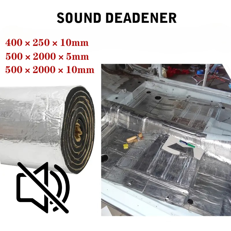 Car Audio Sound Deadening Mat - 2000*500/250*400mm 5/10mm Auto Geluid Mat Proofing