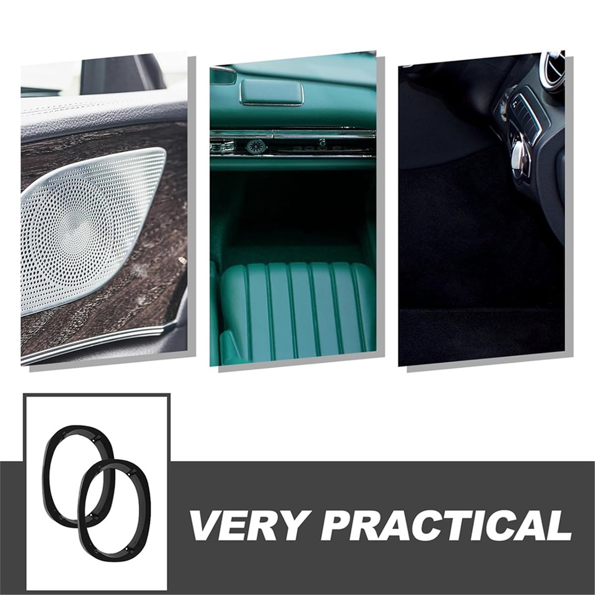 Car Speaker Adapter Bracket - 6X9 Universele Plastic Speaker Spacer Ring,