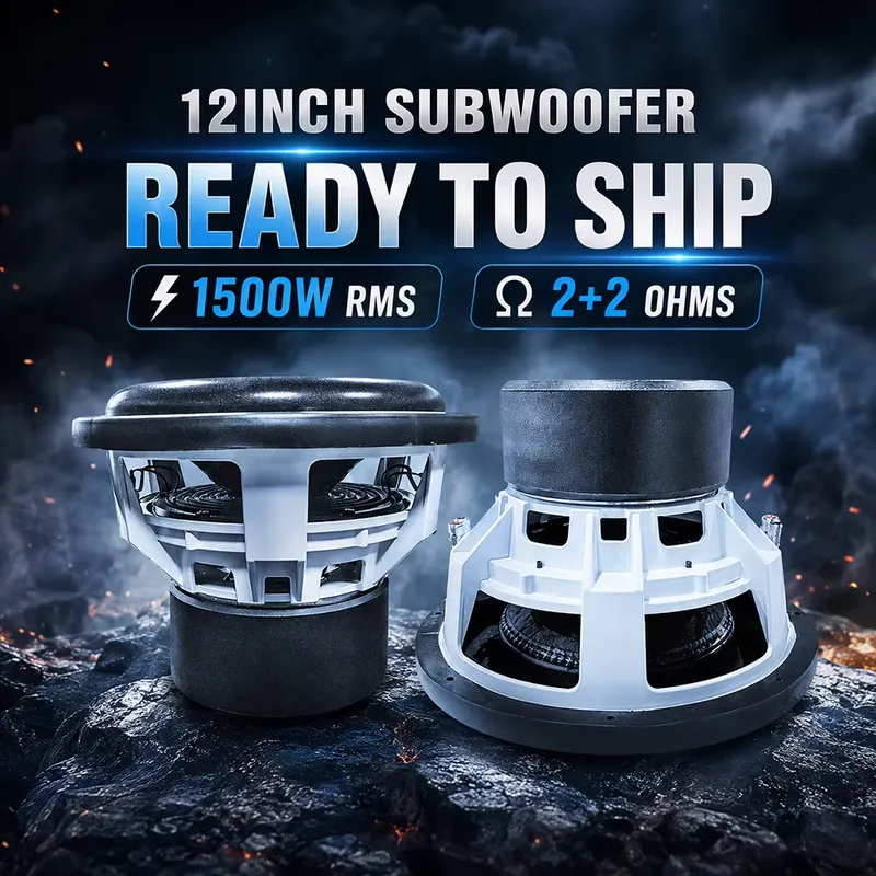 Car Subwoofer 12 Inch 1500W - GRANVOZ 1500W 12 inch subwoofer auto