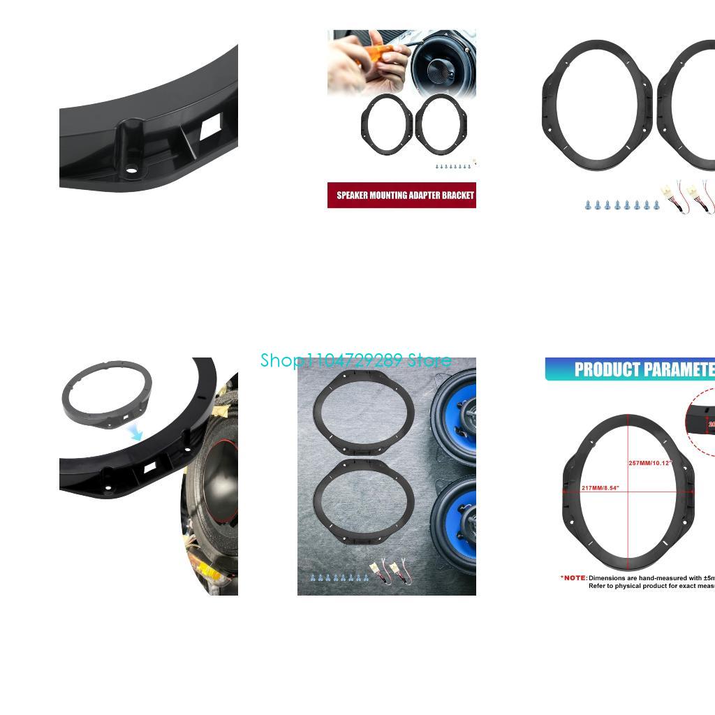 Car Speaker Adapter Bracket - D8KE autoluidspreker vervangende adapterbeugel en kabelboomset