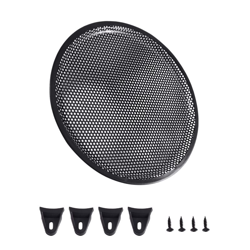 Car Subwoofer Grill Protector - IJzeren luidsprekerrooster 12 inch subwoofer luidsprekerkap