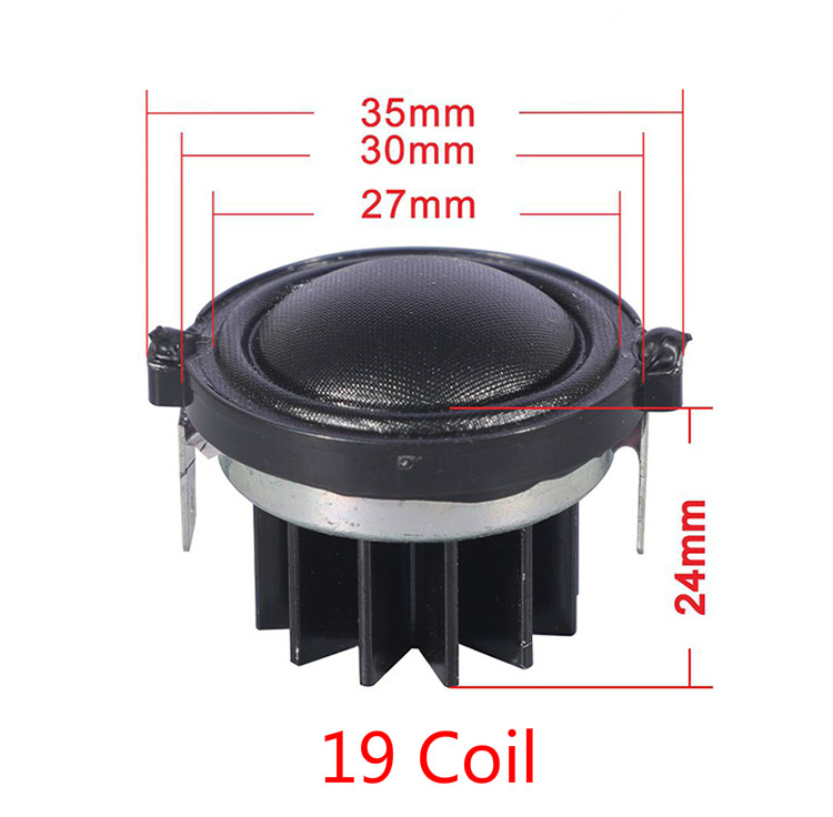 Car Audio Tweeter Silk Dome - HifI 1 Inch Tweeter Luidspreker 4Ohm