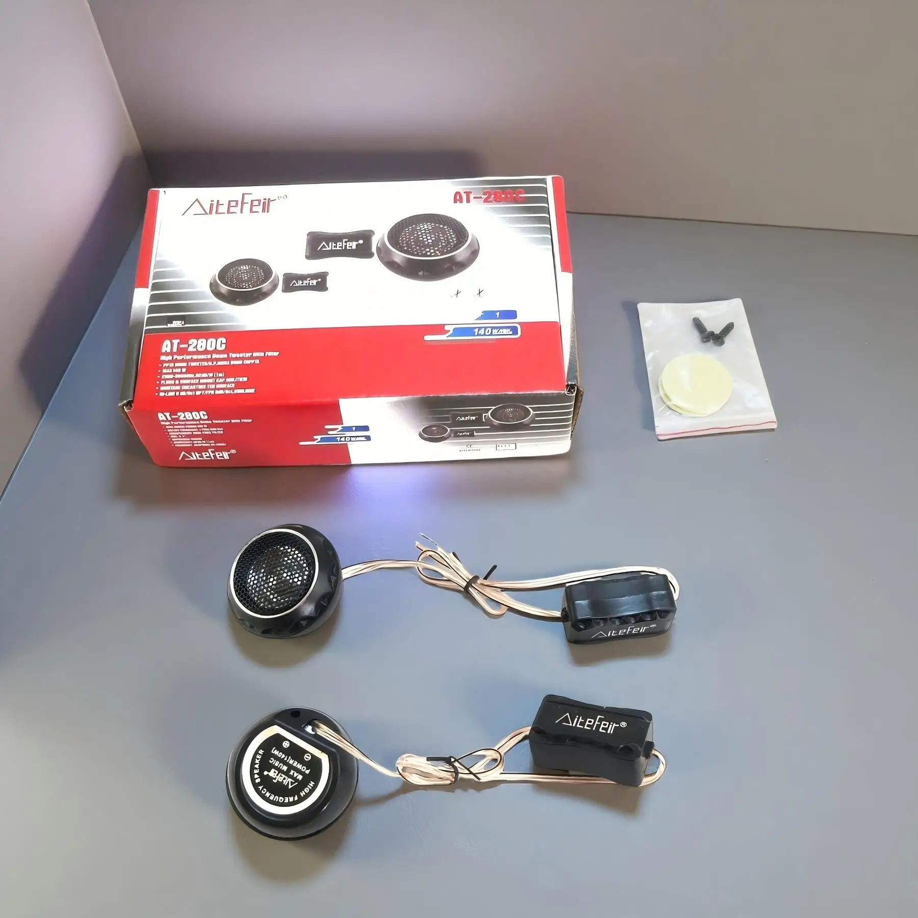 Car Audio Tweeter Silk Dome - 2 stuks 280W auto-tweeters met filter