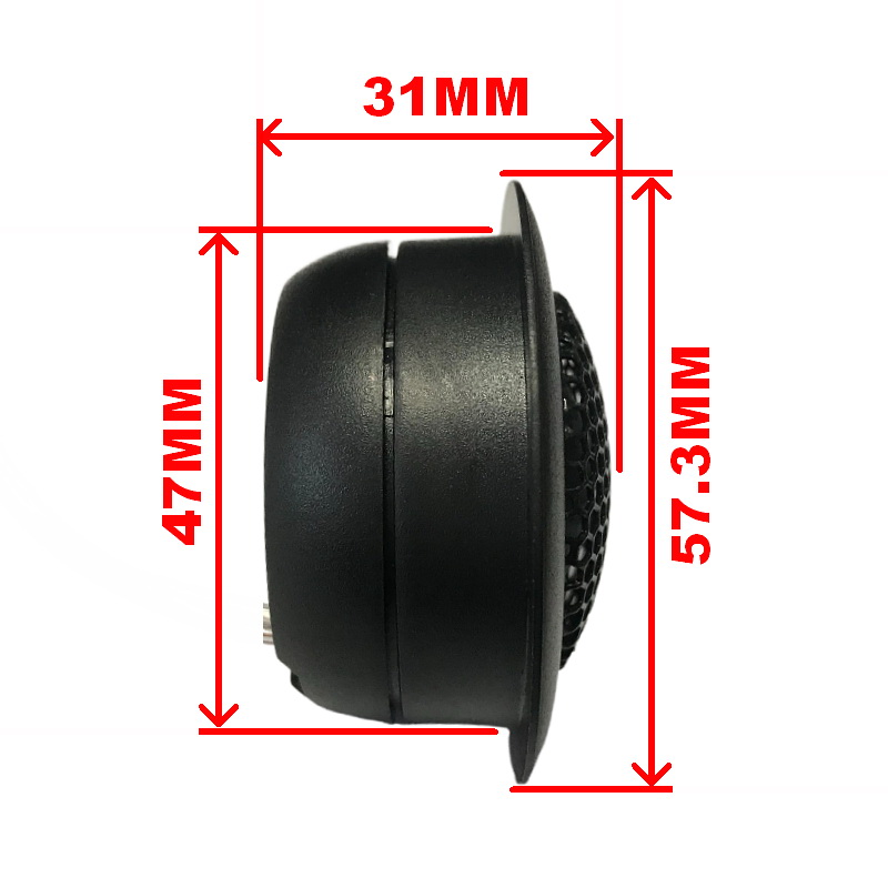Topverkoop 2 inch tweeter 25mm - Car Audio Tweeter Silk Dome recensie en prijs
