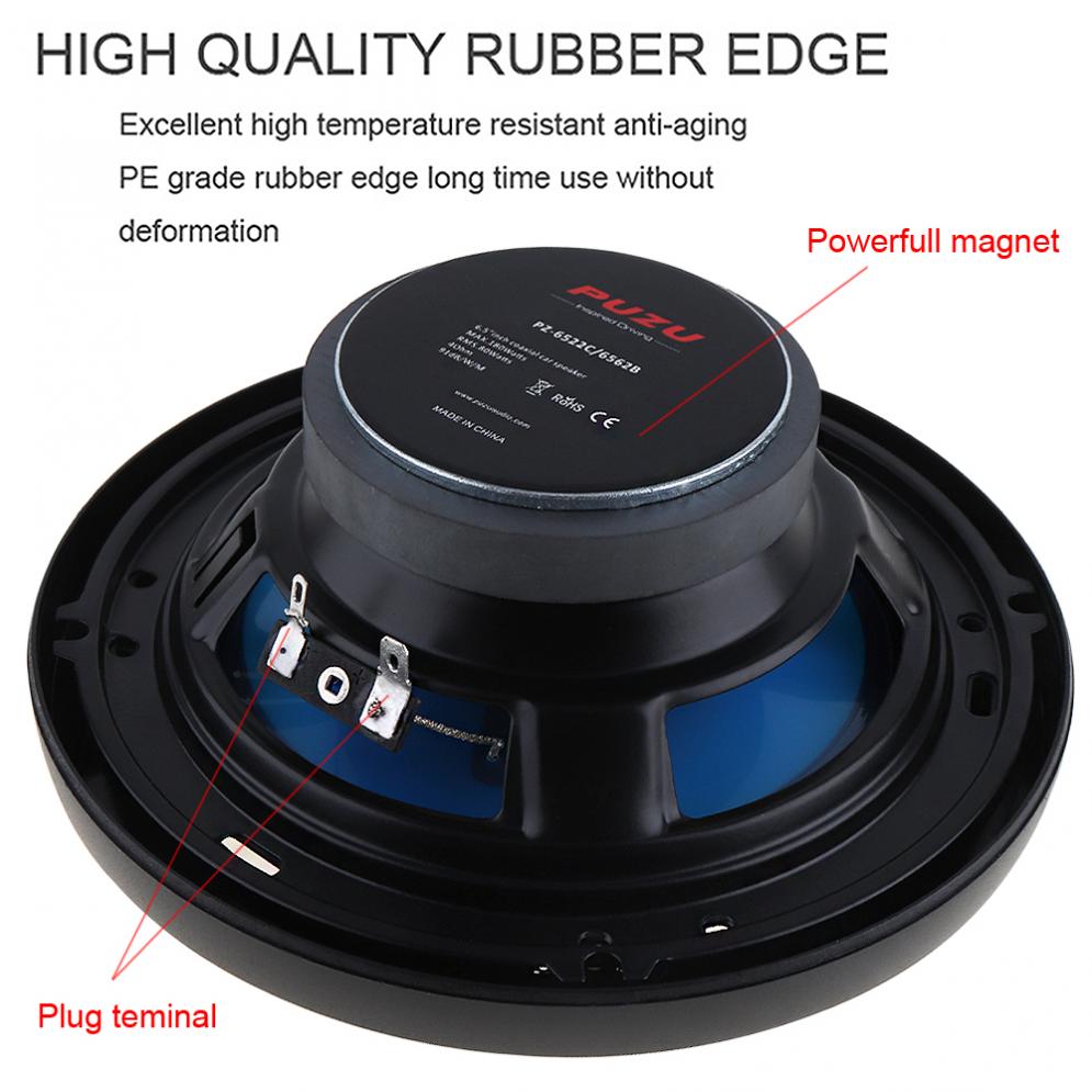 2 Stuks 6.5 Inch 180W 12V Auto - Car Audio Component Speaker 6.5 recensie en prijs