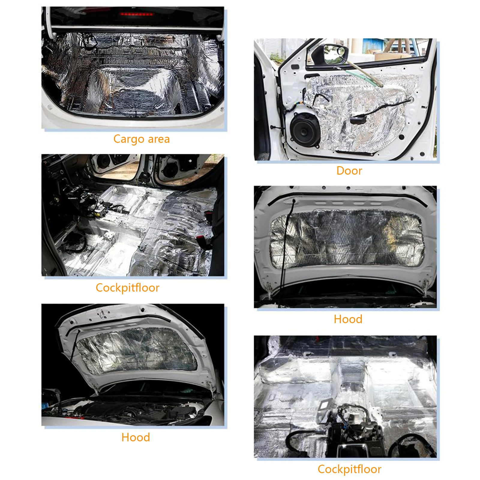 5/10mm Auto Geluidsdempende Ma - Car Audio Sound Deadening Mat recensie en prijs