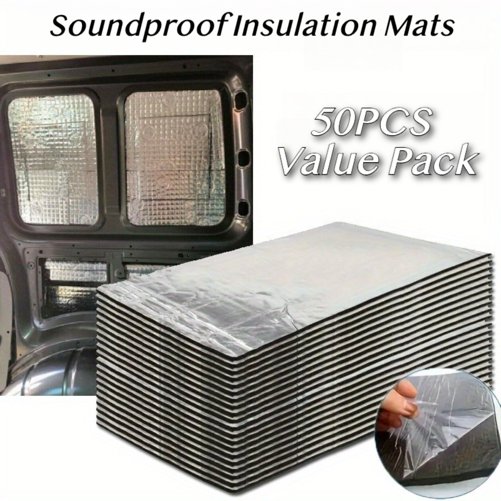 50 stuks voordelige set geluid - Car Audio Sound Deadening Mat recensie en prijs