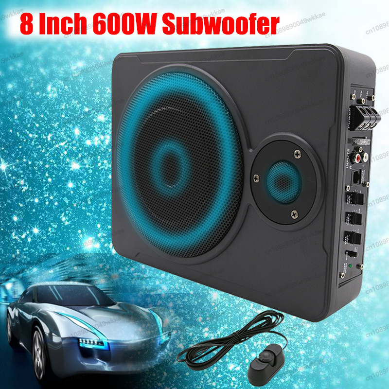 Slanke auto-audio-subwoofer vo - Under Seat Subwoofer Slim 8 Inch recensie en prijs
