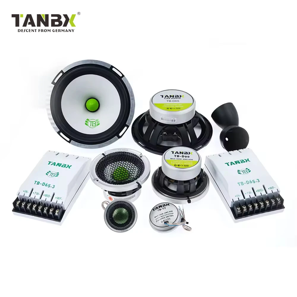 Nieuw ontwerp 6,5 inch 3-weg a - Car Audio Component Speaker 6.5 recensie en prijs