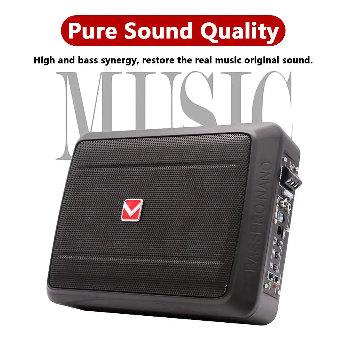 800 Met 600W 8/10 Inch 12V Aut - Under Seat Subwoofer Slim 8 Inch recensie en prijs