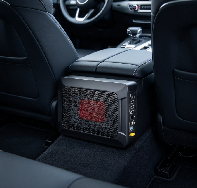 NBF618S Actieve subwoofer voor - Under Seat Subwoofer Slim 8 Inch recensie en prijs