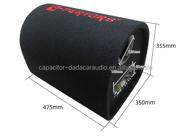 Ingebouwde grote vermogensvers - Car Subwoofer 12 Inch 1500W recensie en prijs