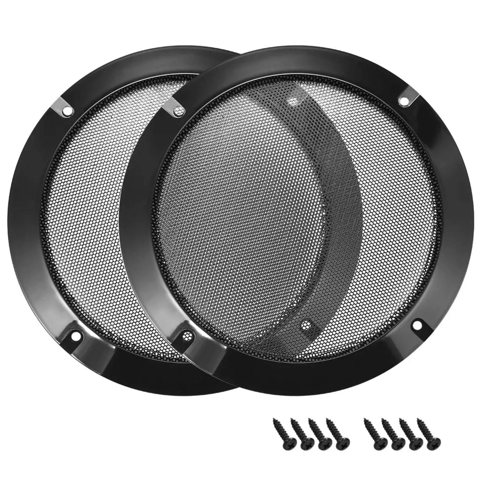 2 stuks 6,5 inch zwarte autolu - Car Subwoofer Grill Protector recensie en prijs