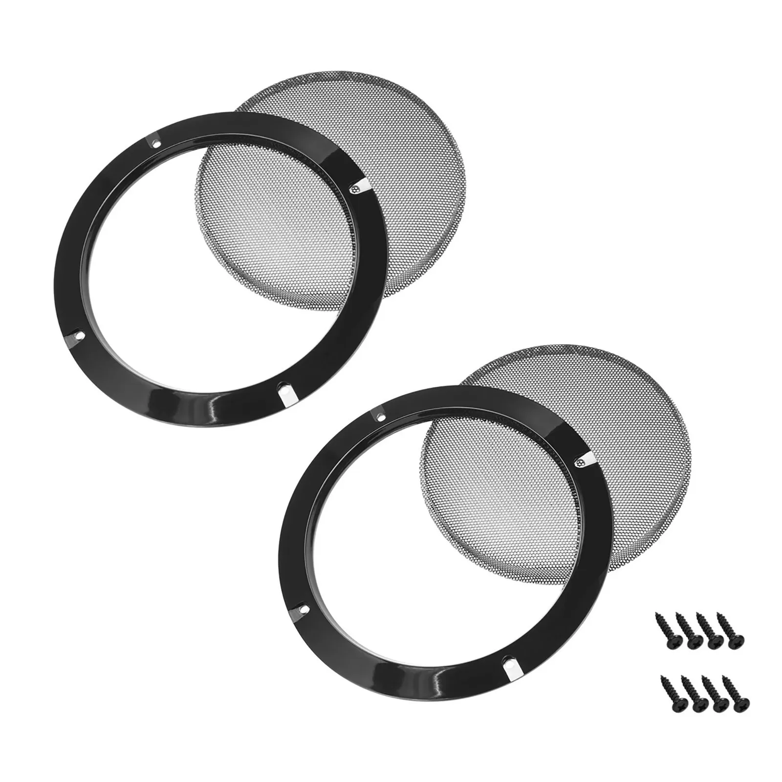 2 stuks 6,5 inch zwarte autolu - Car Subwoofer Grill Protector recensie en prijs