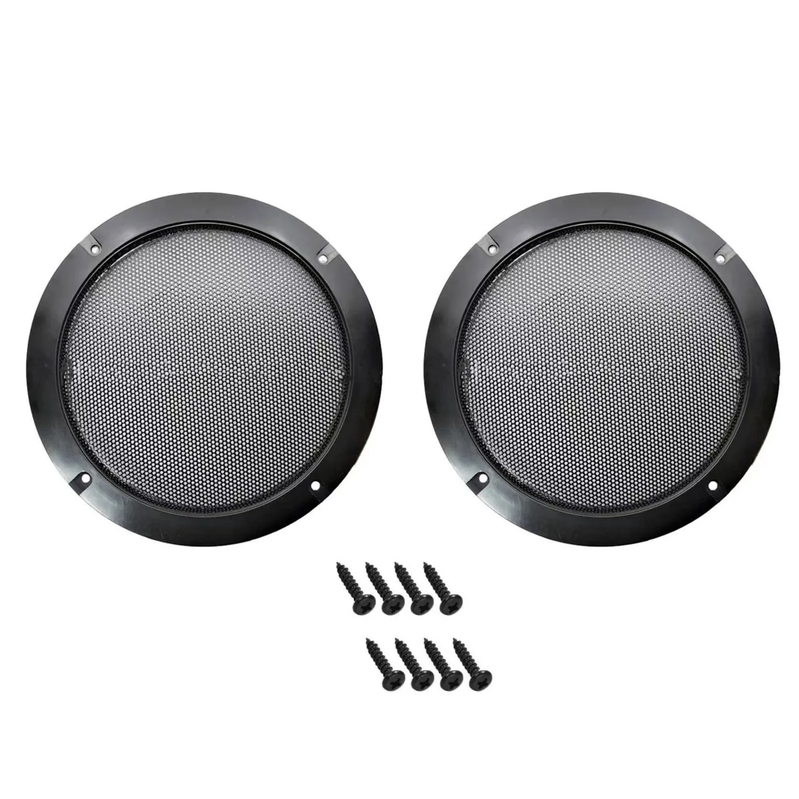 2 stuks 6,5 inch zwarte autolu - Car Subwoofer Grill Protector recensie en prijs
