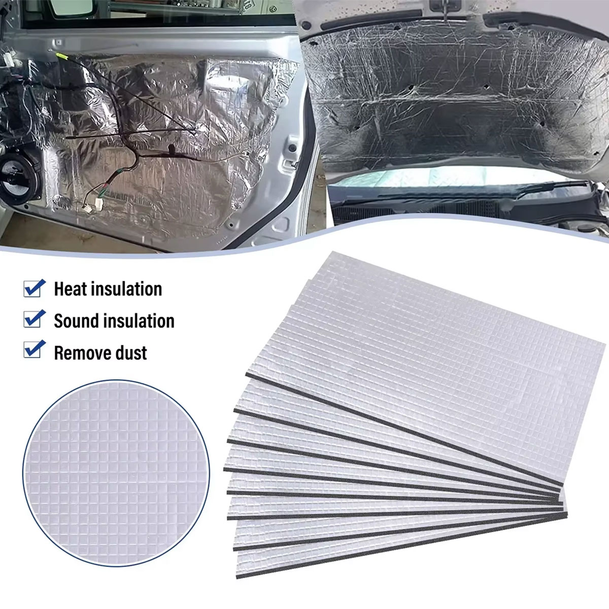 10 Stuks Auto Van Geluid Deade - Car Audio Sound Deadening Mat recensie en prijs