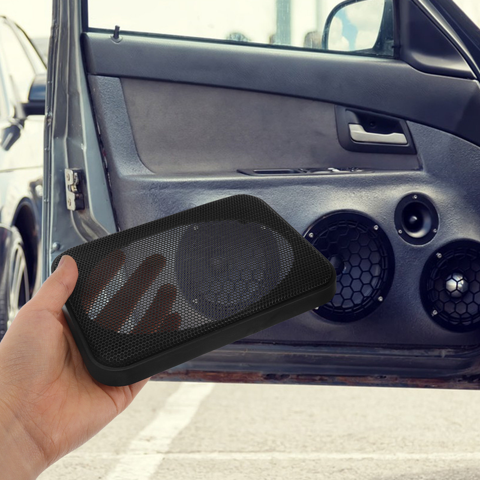 2 Stuks Universele Speaker Gri - Car Subwoofer Grill Protector recensie en prijs