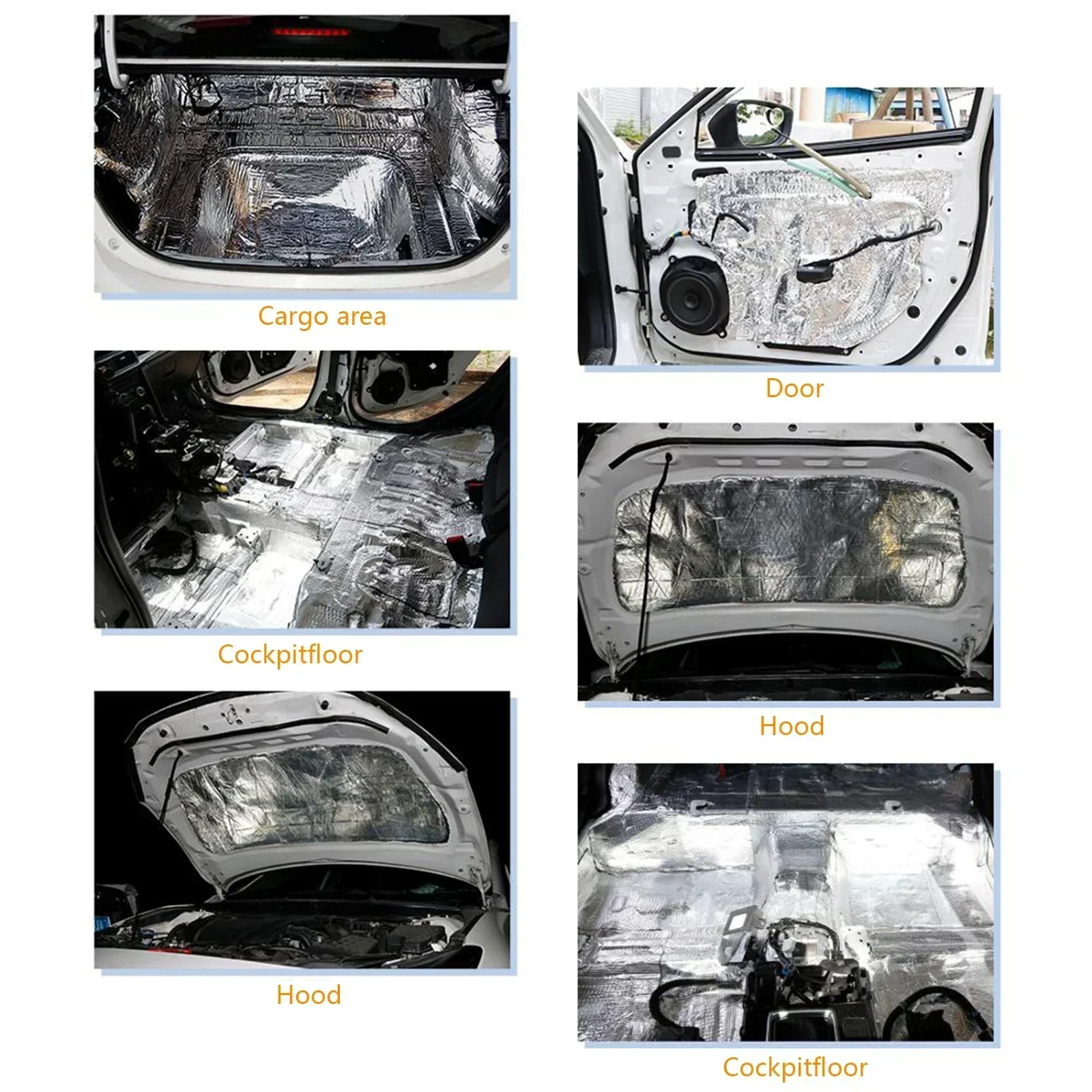 2000*500/250*400mm 5/10mm Auto - Car Audio Sound Deadening Mat recensie en prijs