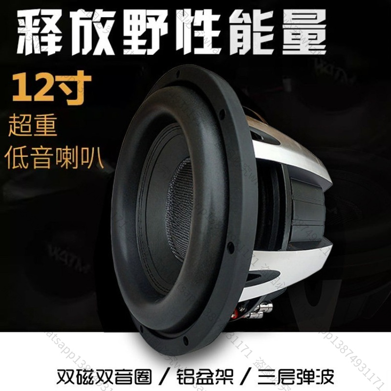 Geschikt voor auto-audiomodifi - Car Subwoofer 12 Inch 1500W recensie en prijs