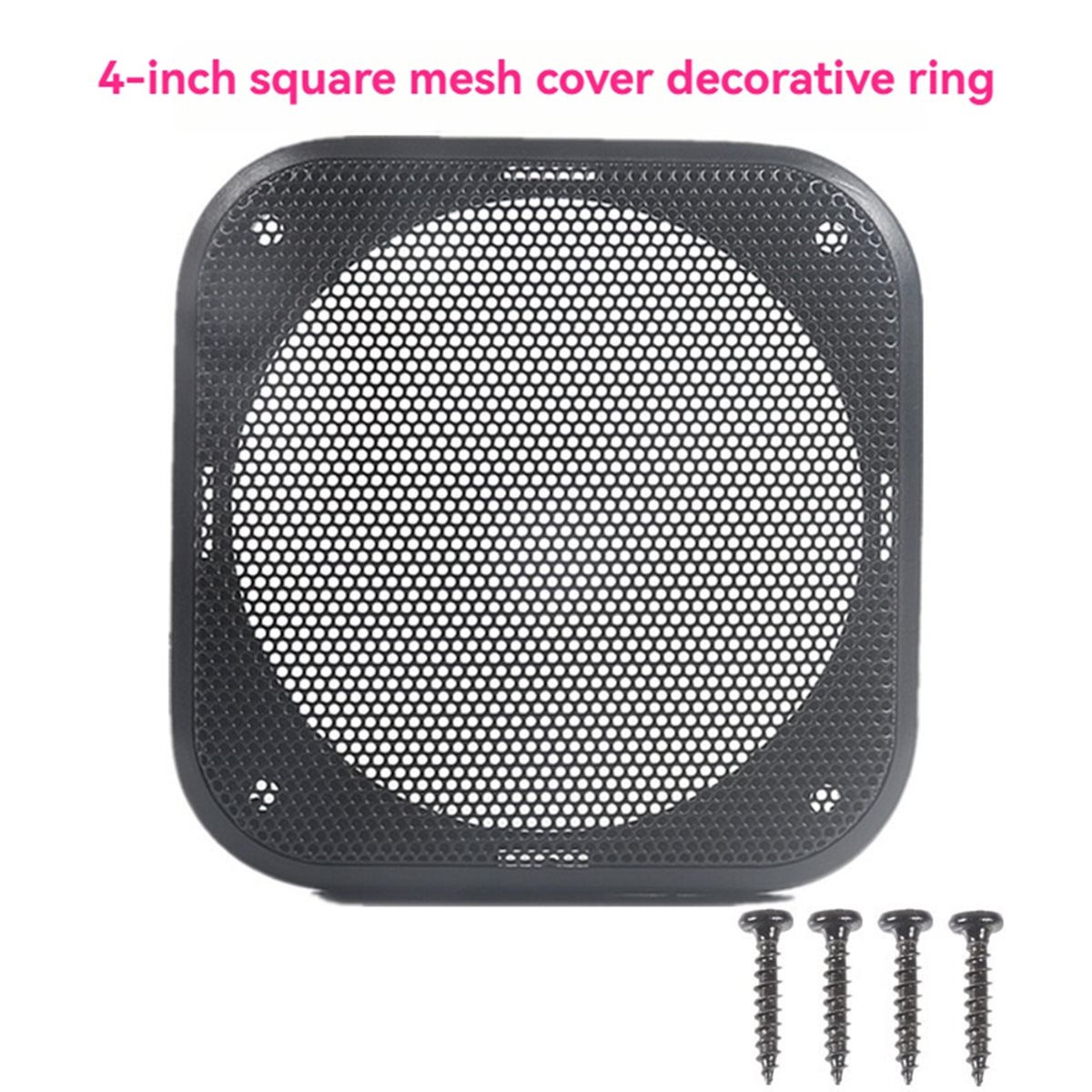 2 stuks 4-inch vierkante luids - Car Subwoofer Grill Protector recensie en prijs