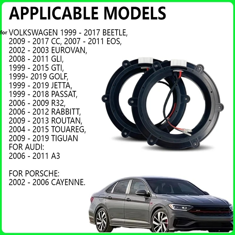 1 paar Voor Volkswagen Magotan - Car Speaker Adapter Bracket recensie en prijs