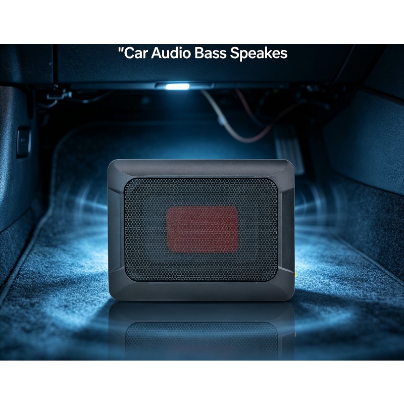 8 inch slanke actieve auto-sub - Under Seat Subwoofer Slim 8 Inch recensie en prijs