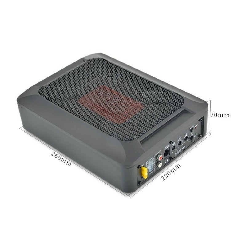 8 inch slanke actieve auto-sub - Under Seat Subwoofer Slim 8 Inch recensie en prijs