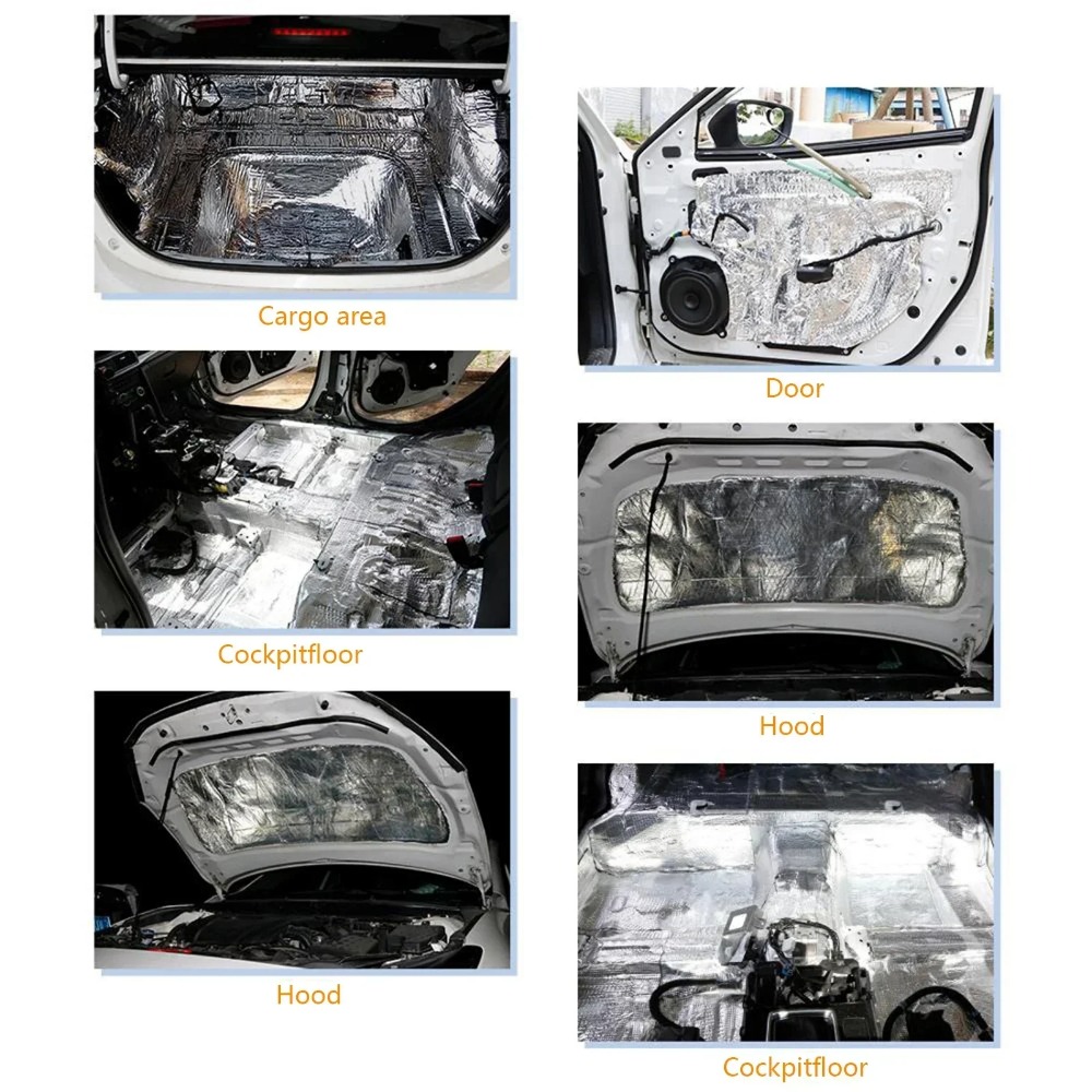5/10MM Geluid Deadener Warmte- - Car Audio Sound Deadening Mat recensie en prijs