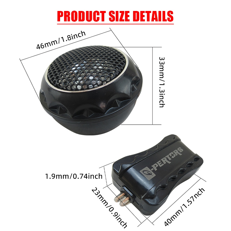 280W (2 stuks * 140W) Auto Twe - Car Audio Tweeter Silk Dome recensie en prijs