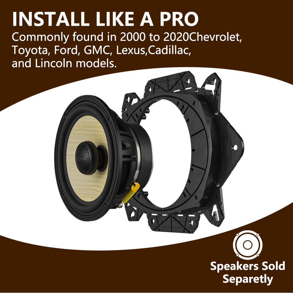 1 Paar 6 X 9” naar 6.5” Luidsp - Car Speaker Adapter Bracket recensie en prijs