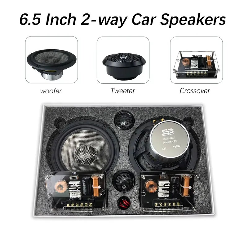 Nieuwe Aanwinst Zeming Audio B - Car Audio Component Speaker 6.5 recensie en prijs