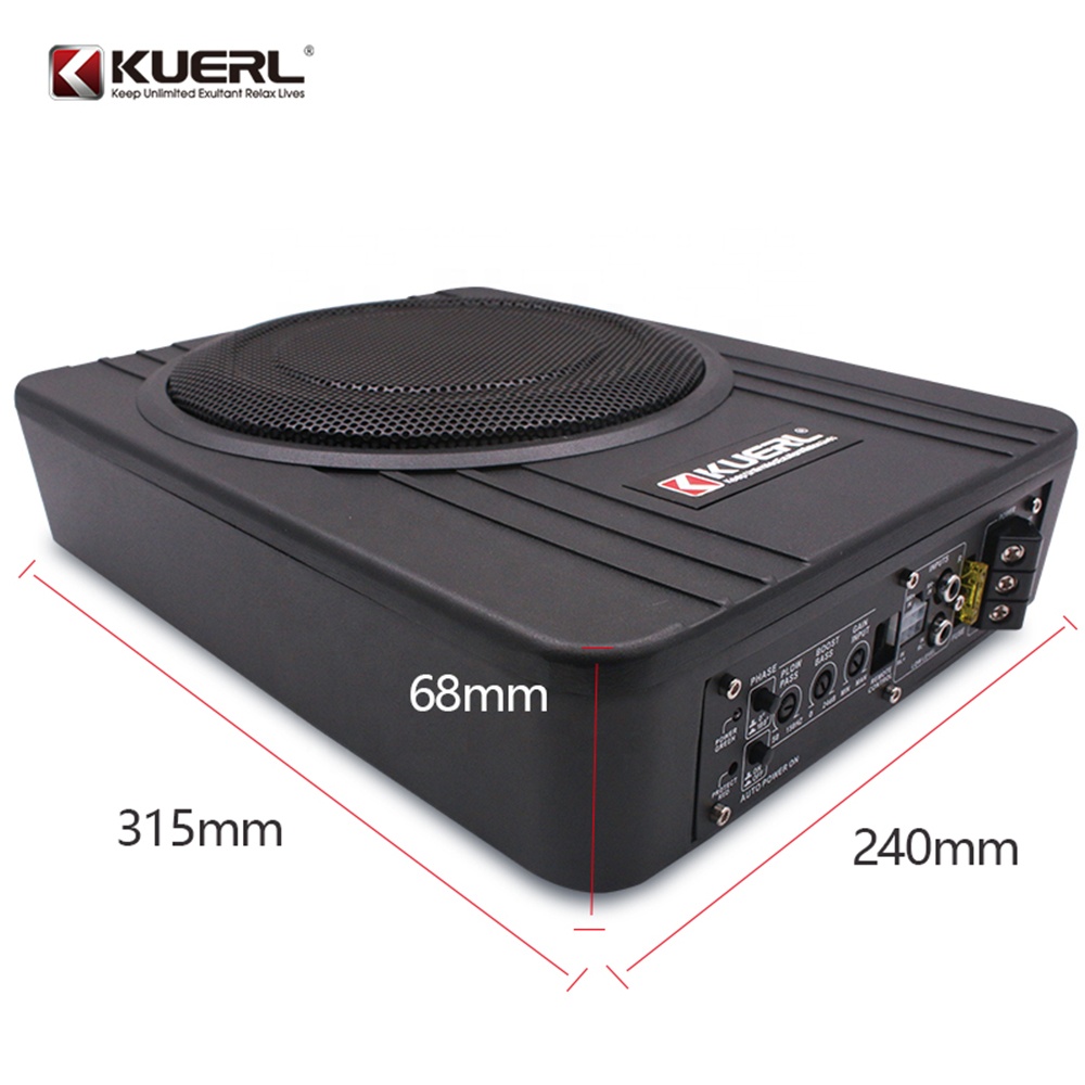 Hot Design Auto Subwoofer Onde - Under Seat Subwoofer Slim 8 Inch recensie en prijs