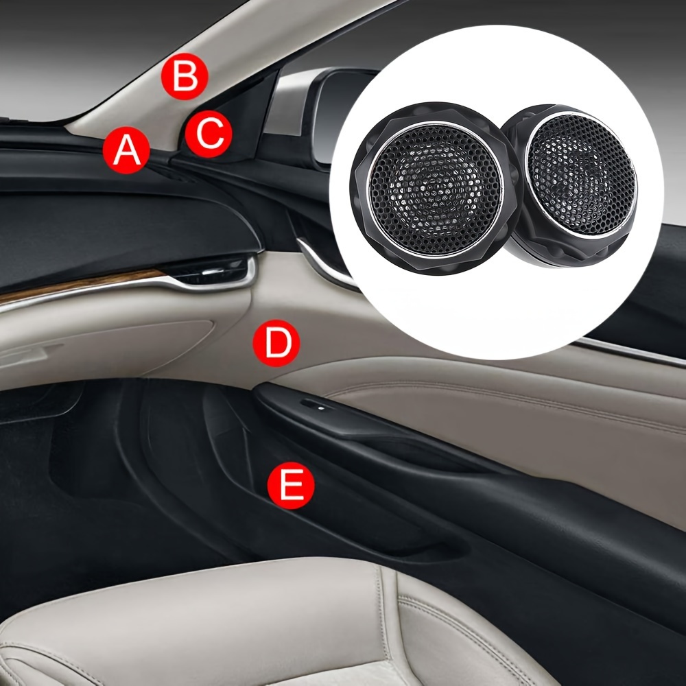 2 stuks 280W auto-tweeters met - Car Audio Tweeter Silk Dome recensie en prijs
