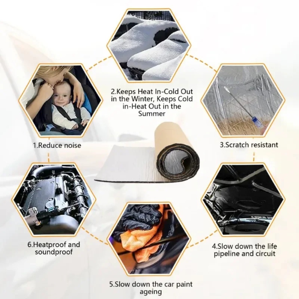 Extra dikke 20mm auto geluidsd - Car Audio Sound Deadening Mat recensie en prijs