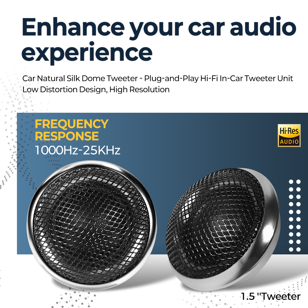1,5 inch auto high-fidelity st - Car Audio Tweeter Silk Dome recensie en prijs